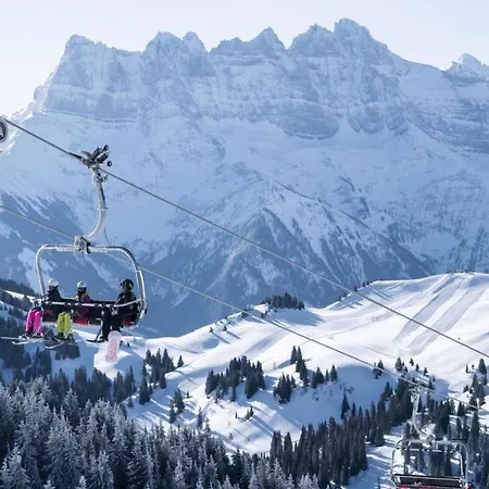 דירה With Parking For 6 People Châtel